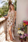 Prom Dresses Prom Fitted Long Floral Print Sequin Formal Dress Ivory/Gold