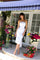 Wedding Dresses Simple Beaded Midi Length Wedding Dress White