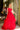 Prom Dresses Pleated A Line Beaded Long Formal Teired Prom Dress Red