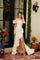 Prom Dresses Long Ruffle Formal Slit Prom Dress Soft Yellow