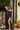 Prom Dresses Fitted Long Formal Corset Prom Slit Dress Black/Hot Pink