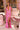 Prom Dresses Fitted Long Formal Floral Patterned Sequin Prom Dress Hot Pink