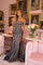 Prom Dresses Long Formal Beaded Corset Prom Dress Gunmental