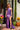 Prom Dresses Long Prom Metallic Ruffle Slit Formal Dress Violet