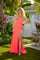 Prom Dresses Prom Long Beaded Slit Evening Formal Dress Neon Coral