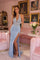 Prom Dresses Prom Fitted Slit Long Formal Dress Baby Blue