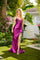 Prom Dresses Prom Long Fitted Slit Metallic Formal Dress Fuchsia