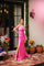 Prom Dresses Long Fitted Formal Slit Prom Dress Fuchsia