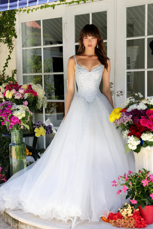 Ava Presley 29522 Beaded Long Ball Gown Wedding Dress