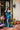 Prom Dresses Prom Long Metallic Formal Ruffle Slit Dress Peacock