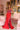 Prom Dresses Long High Slit Formal Beaded Prom Dress Red/Fuchsia