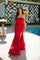 Prom Dresses Prom Long Beaded Slit Evening Formal Dress Red