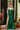 Prom Dresses Pleated Prom Long Formal Slit Dress Emerald
