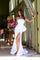 Prom Dresses Long Mermaid Formal Beaded Prom Dress White