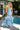 Prom Dresses Pleated Long Formal Ruffle Mermaid Prom Dress Sky Blue
