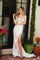 Wedding Dresses Simple Fitted Floral Long Corset Wedding Dress Ivory