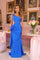 Prom Dresses Prom Beaded Long Formal Slit Prom Dress Royal