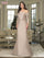 Mother of the Bride Dresses Beaded Long Formal Mother of the Bride Dress Taupe