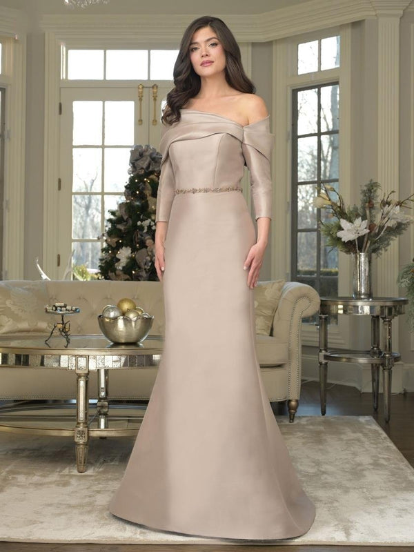 Marsoni MV1375 Beaded Long Formal Mother of the Bride Dress