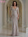 Mother of the Bride Dresses Long Beaded Formal Mother of the Bride Dress Champagne