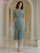 Mother of the Bride Dresses Mother of the Bride A Line Tea Length Dress Sage