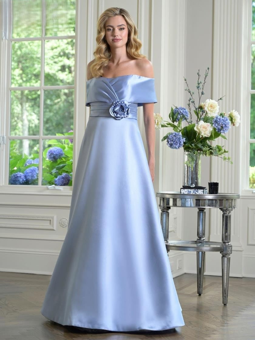 Formal Dresses Long Pleated Formal A Line Evening Dress Sky Blue