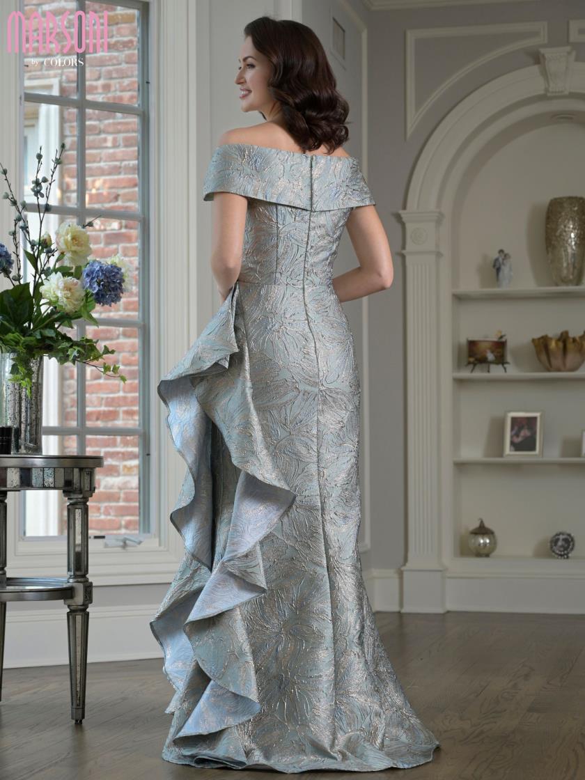 Marsoni MV1381 Beaded Long Formal Evening Dress