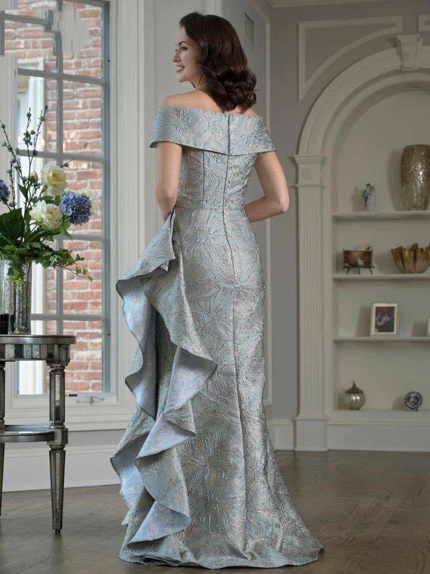 Fornal Dresses Beaded Long Formal Evening Dress Sage