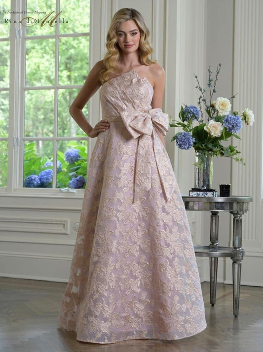 Formal Dresses Pleated A Line Long Formal Evening Prom Dress Pink