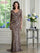 Mother of the Bride Dresses Long Beaded Formal Mother of the Bride Dress Mink