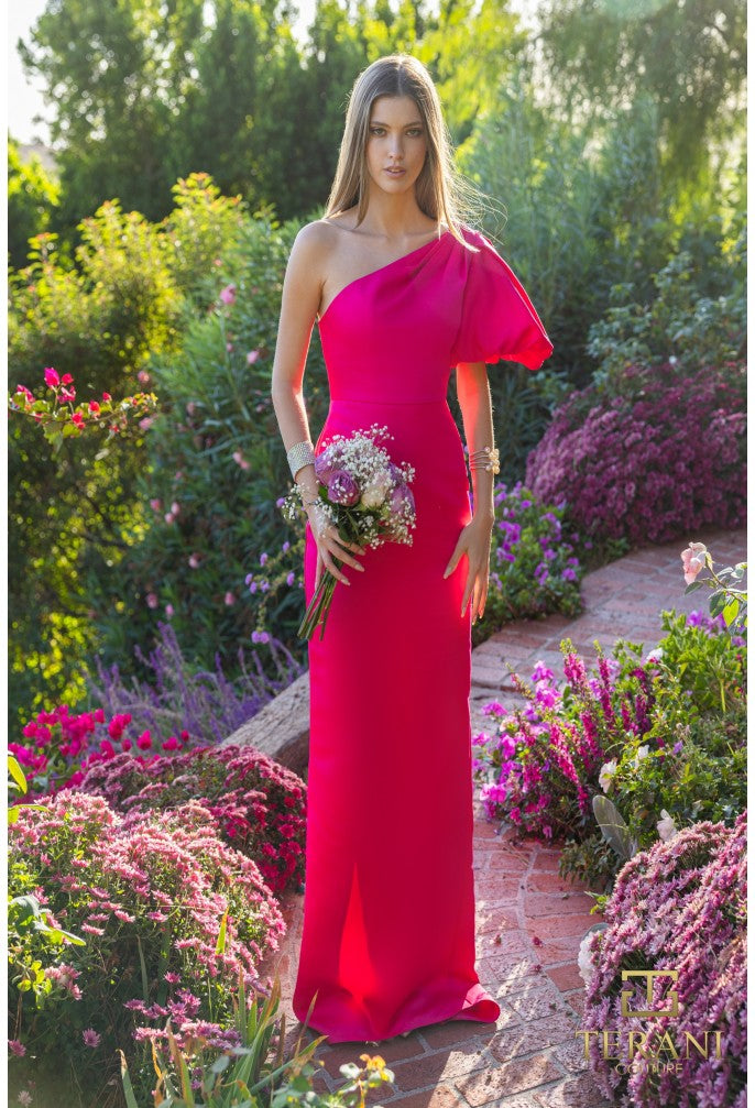 Terani Couture J2511 Fitted Long Formal Evening Dress