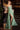 Prom Dresses Long Formal Glitter Print Prom Fitted Dress Sage