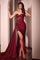 Prom Dresses Fitted Long Formal Glitter Corset Lace Prom Dress Burgundy