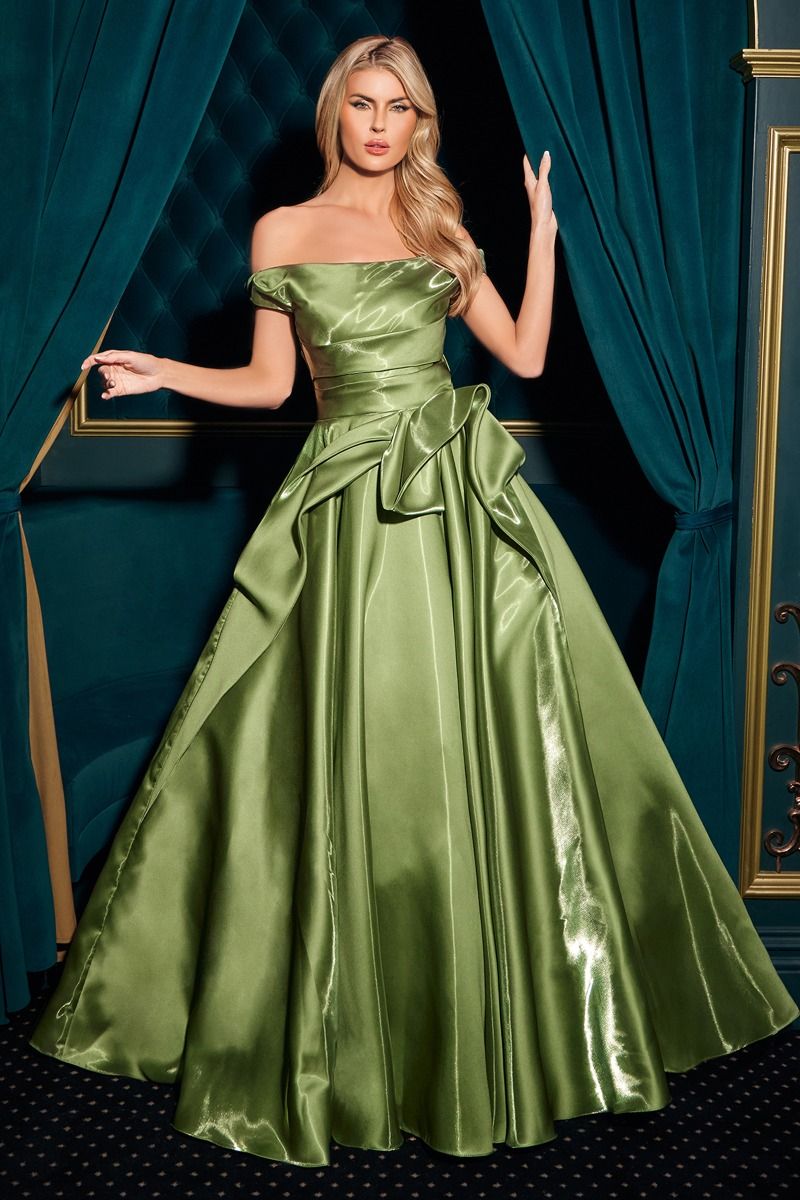 LaDivine J885 Prom Long A Line Formal Dress