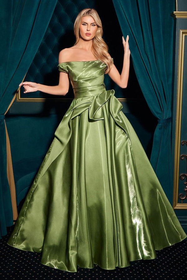 LaDivine J885 Prom Long A Line Formal Dress