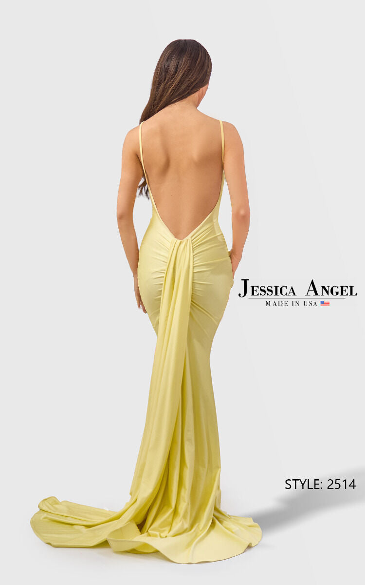 Prom Dresses Long Formal Mermaid Prom Dress Jessica Angel 2514 Yellow