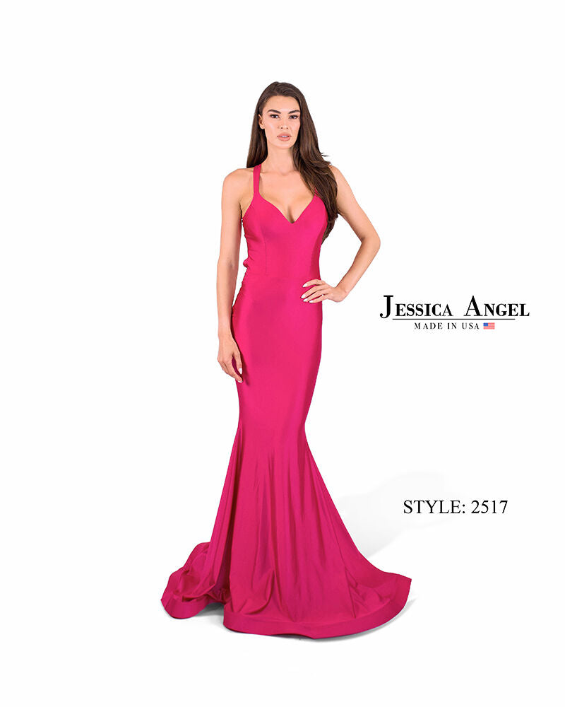 Prom Dresses Formal Long Evening Mermaid Prom Dress Jessica Angel 2517 Fuchisa
