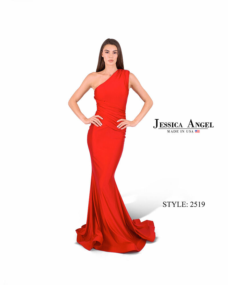 Prom Dresses Long Mermaid Formal Evening Prom Dress Jessica Angel 2519 Red