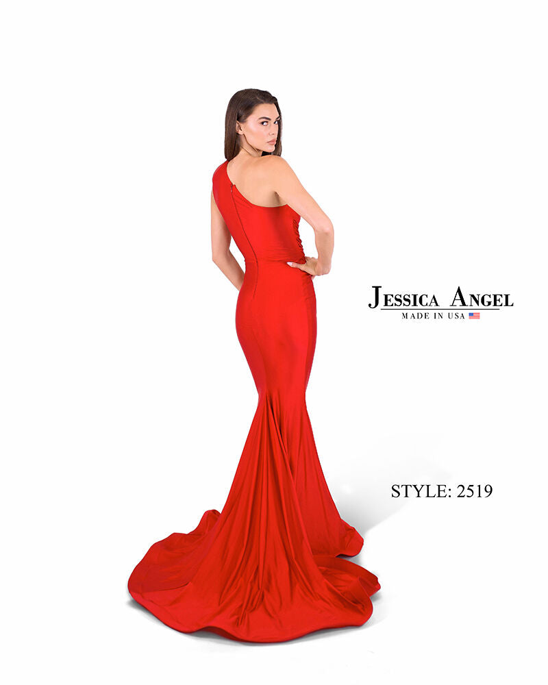 Prom Dresses Long Mermaid Formal Evening Prom Dress Jessica Angel 2519 Red