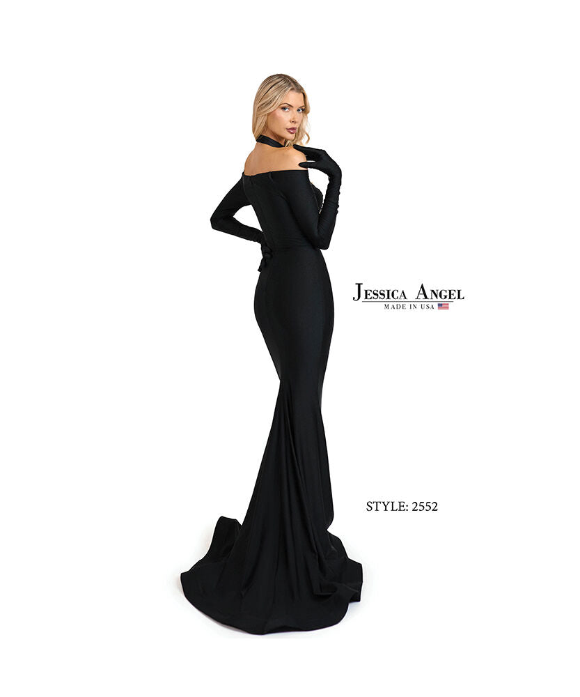 Prom Dresses Long Formal Mermaid Prom Evening Dress Jessica Angel 2552 Black