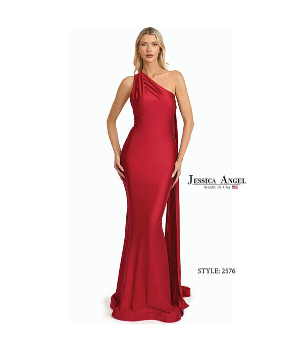 Mermaid Long Evening Formal Prom Dress Jessica Angel 2576