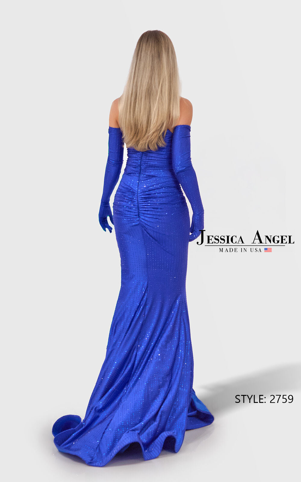 Prom Dresses Fitted Long Formal Evening Prom Dress Jessica Angel 2759 Royal