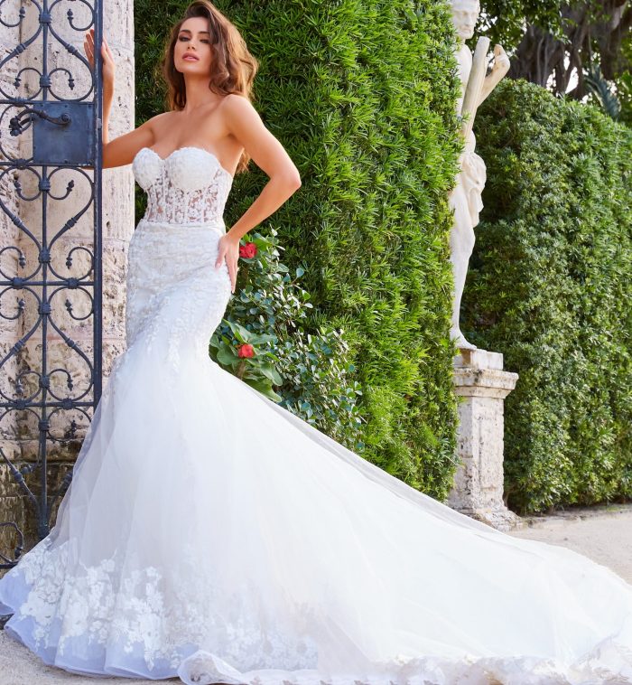 Wedding Dresses Bridal Gown Long Mermaid Wedding Dress Off-White