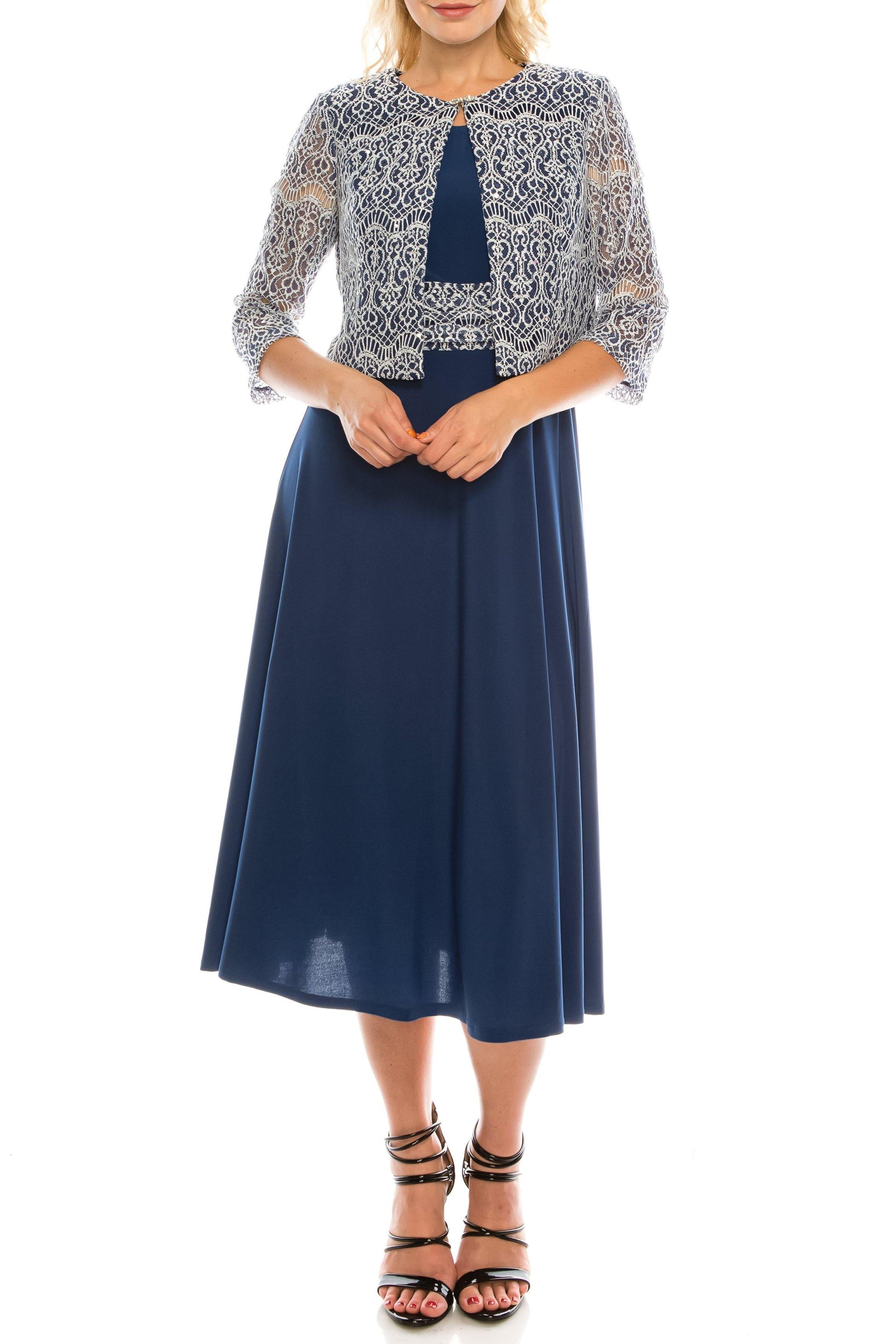 Jessica Howard Short 2 Piece Set Jacket Dress