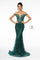 Jewel Embellished Bodice Glitter Mesh Long Prom Dress - The Dress Outlet Elizabeth K