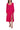 Cocktail Dresses Long Sleeve Slit Cocktail Midi Dress Pink