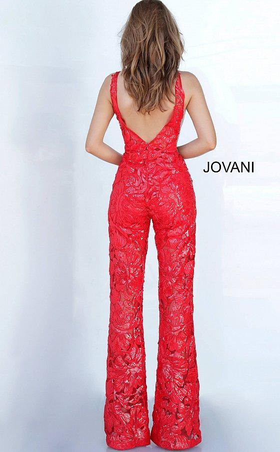 JVN By Jovani Long Formal Lace Prom Dress JVN00474 - The Dress Outlet Jovani