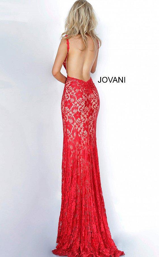 Jovani 00782 Long Formal Lace Prom Dress