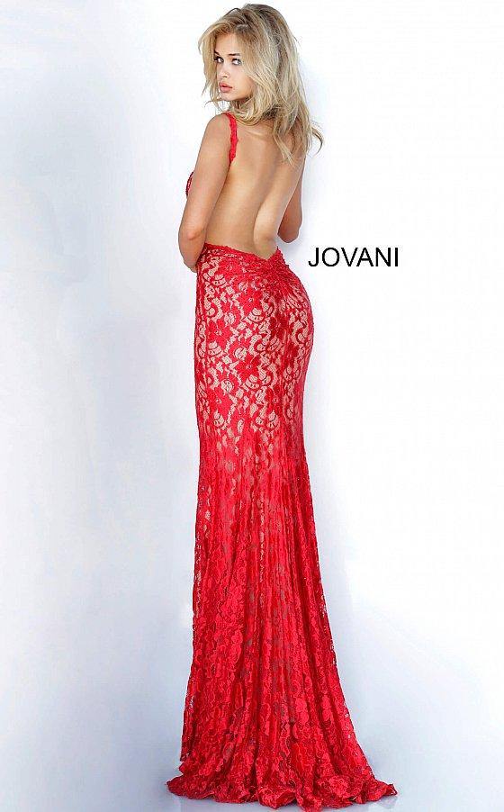 Jovani 00782 Long Formal Lace Prom Dress