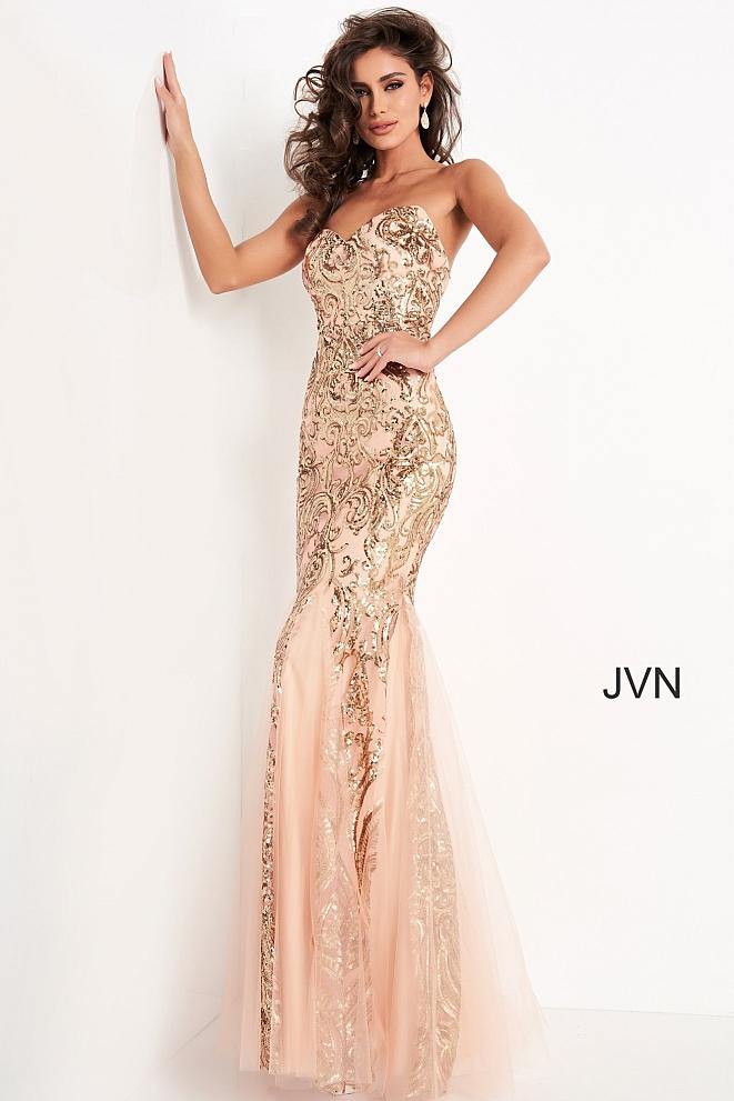 Jovani Long Mermaid Prom Gown JVN00954 - The Dress Outlet